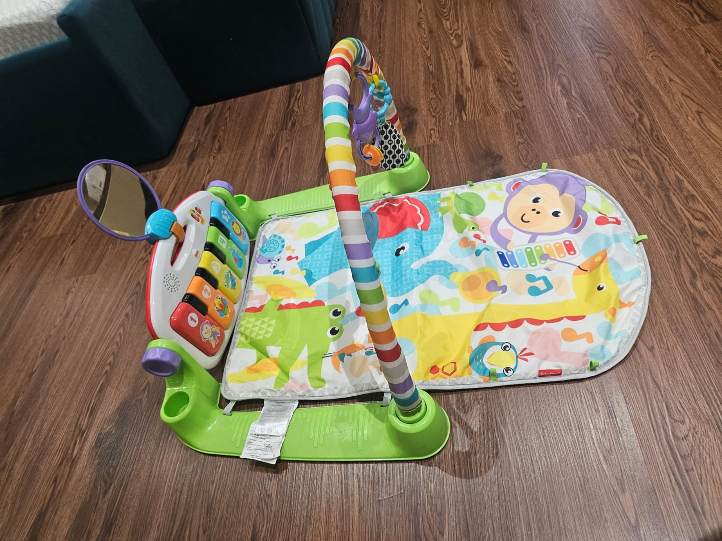 Fisher-Price Deluxe Kick N Play Piano Gym & Maracas Bundle