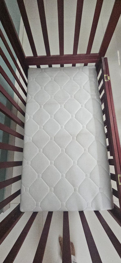 Babyhug C-50 Baby Cot With Mattress
