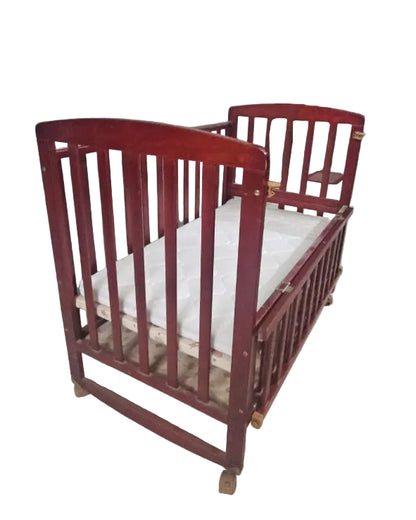 Babyhug C-50 Baby Cot With Mattress