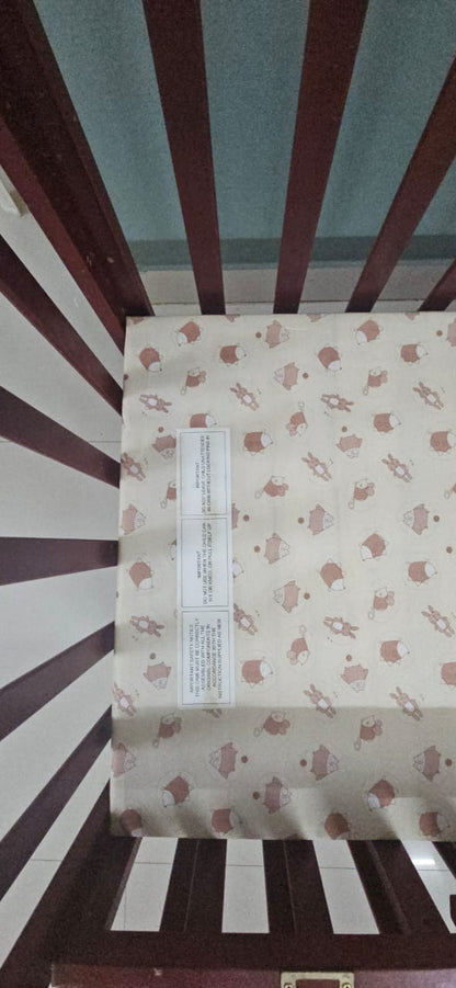 Babyhug C-50 Baby Cot With Mattress