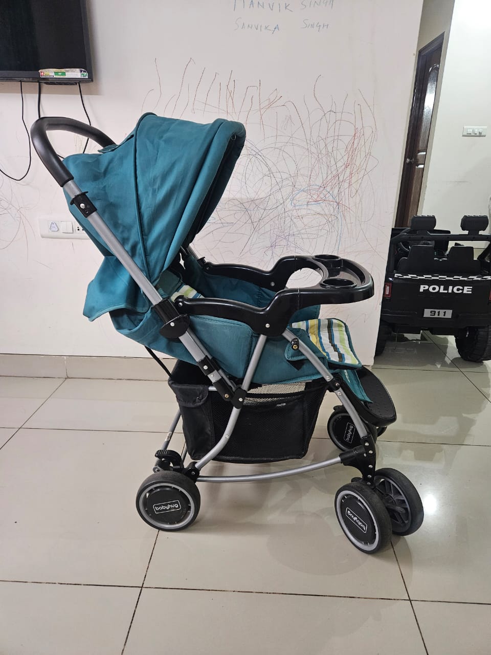 Babyhug 2-in-1 Rock & Roll Stroller and Rocker