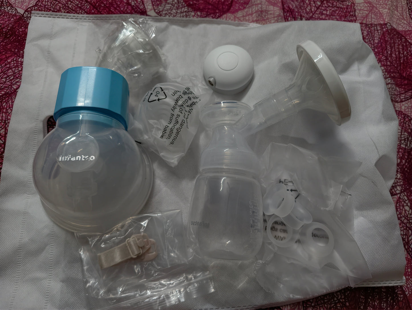 Infantso 2 in 1 Melo electric breast pump (Wearable+ bottle)