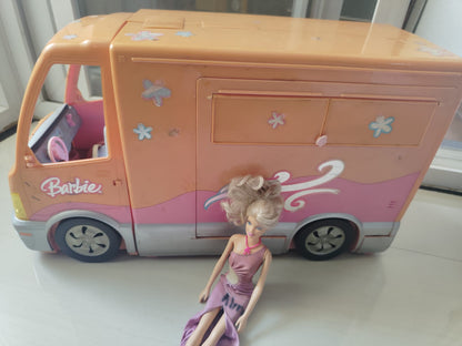 2006 Mattel Barbie Hot Tub Party Bus - Motor Home Camper RV