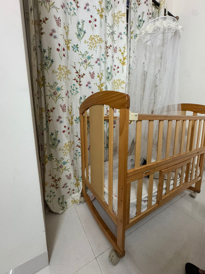 BabyHug Cot with Mattress