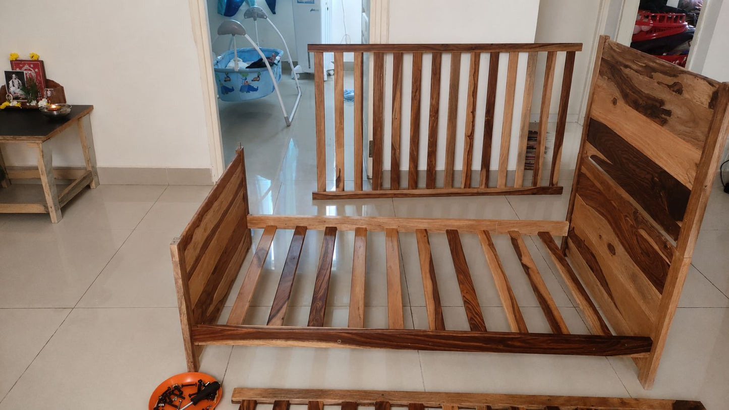 Wakefit Baby crib with bed