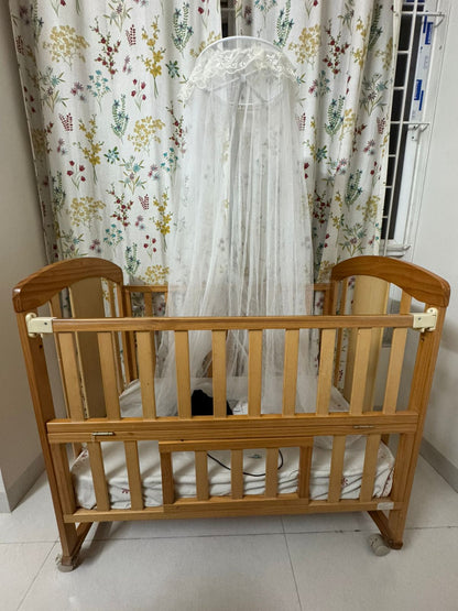 BabyHug Cot with Mattress