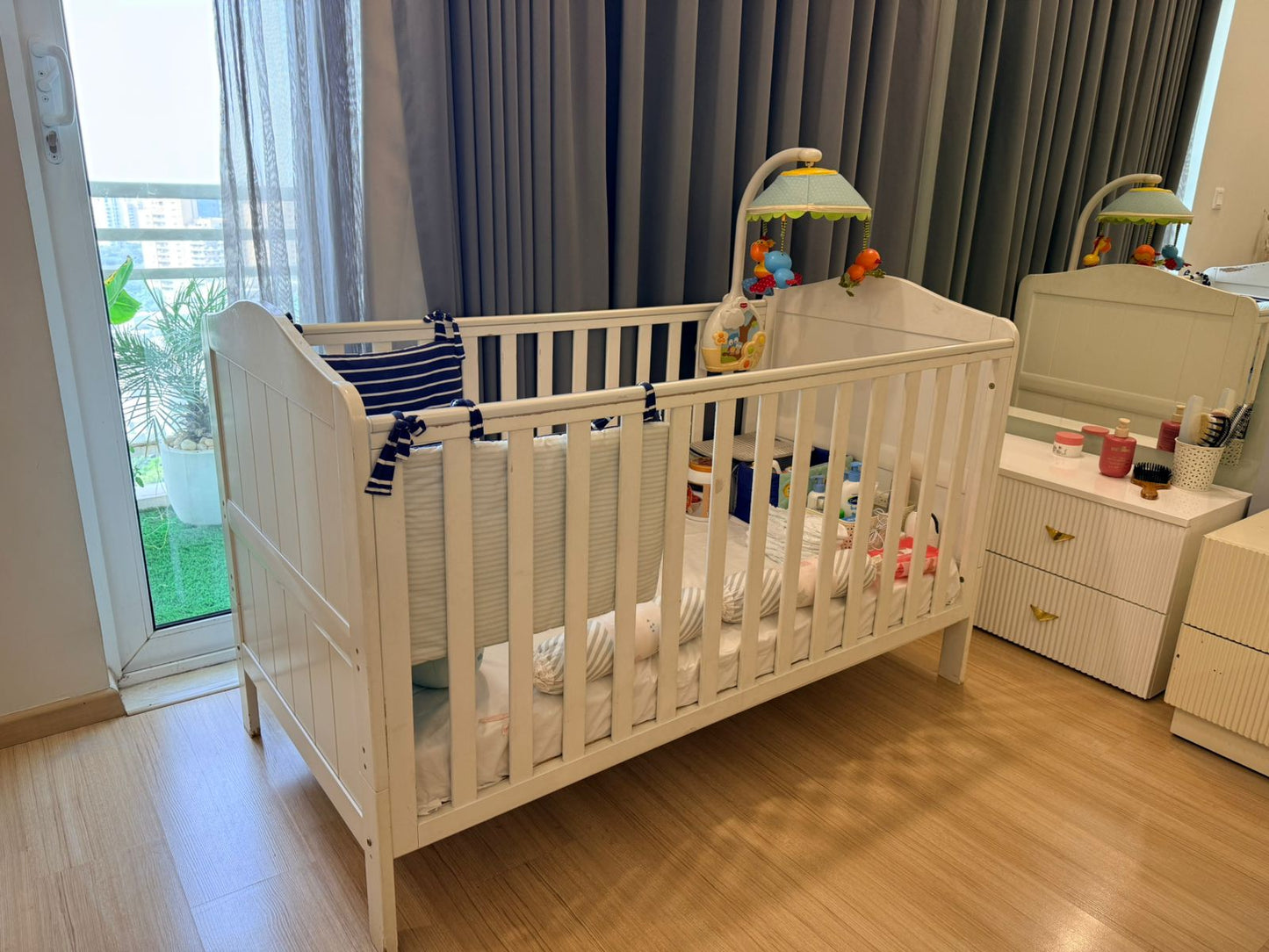 Mothercare Darlington Baby Cot Bed With Mattress