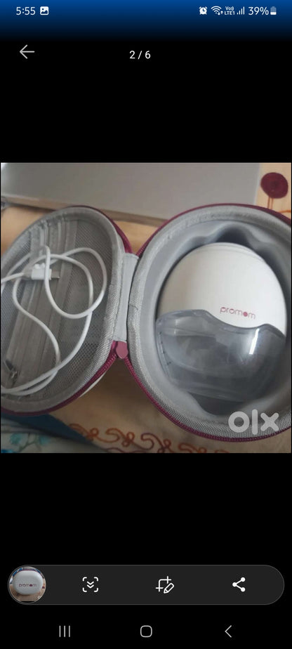 Promom Breast Pump and Milk Storage Bottles