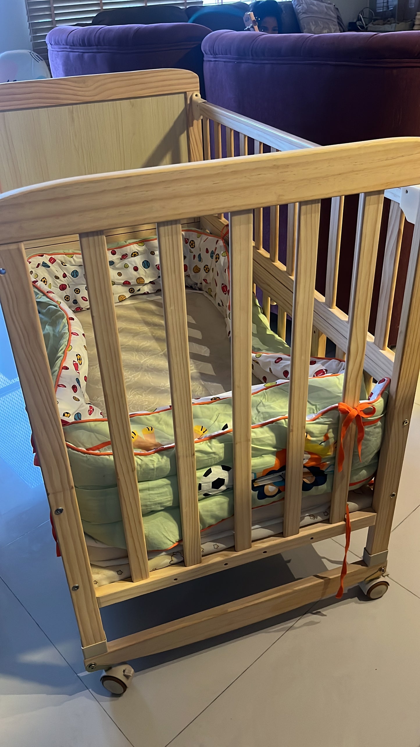 Happy Baby 6 in 1 Cot / Crib