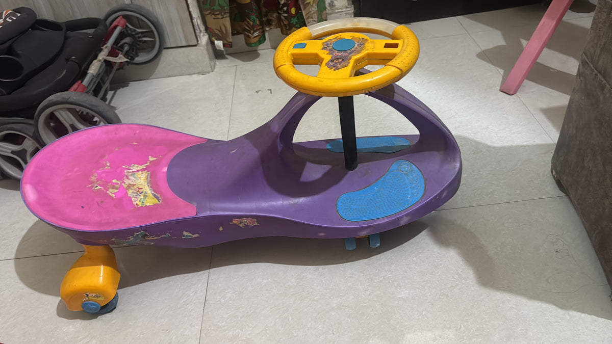Kids Combo: Luvlap Stroller, Swing, 2 Ride-Ons & Wooden Table