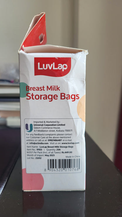 Luvlap Breast Milk Storage Bags