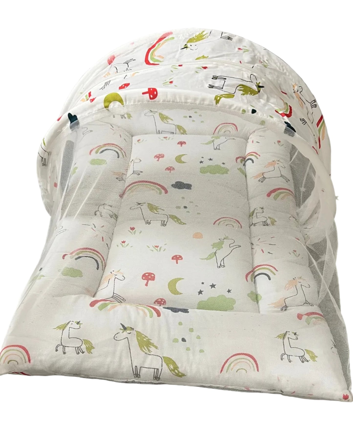 Mom's Organic Baby Sleep Carrier With Mosquito Net
