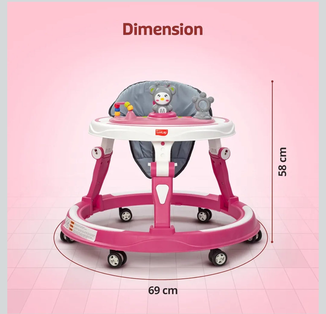 LuvLap 360° Joy Baby Walkers for 9+ Months