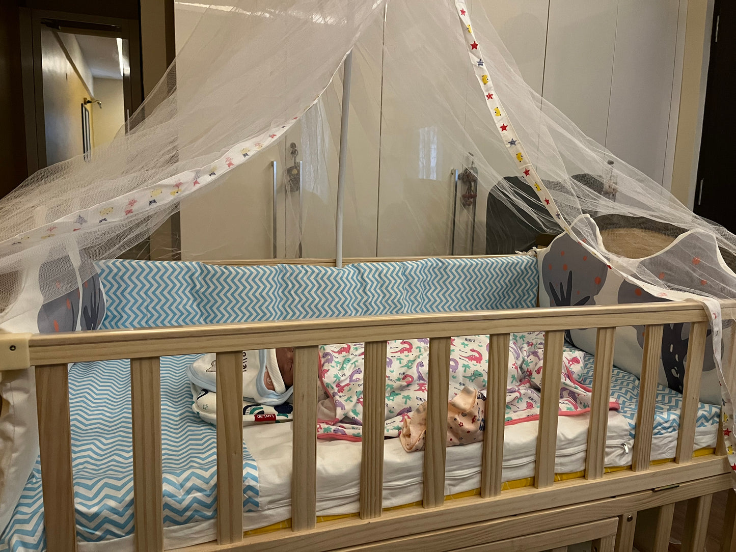 Baby teddy 12 in 1 patented Multifunctional Baby Crib & Cot