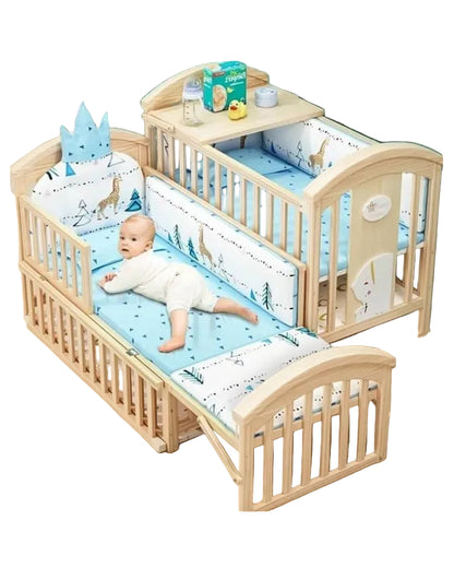 Hunyhuny Wooden Crib ( Without Mattress )