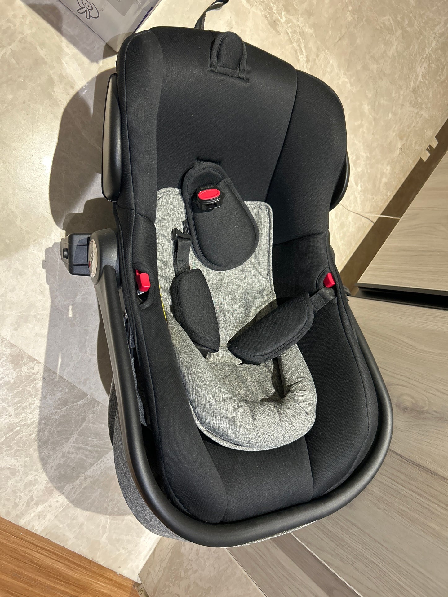 Huny Huny 4-In-1 -Z Fold- Stroller Pram Travel System with Car Seat