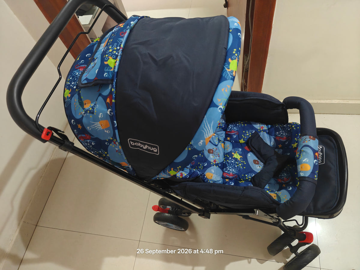 Babyhug Comfy Ride Stroller with Reversible Handle