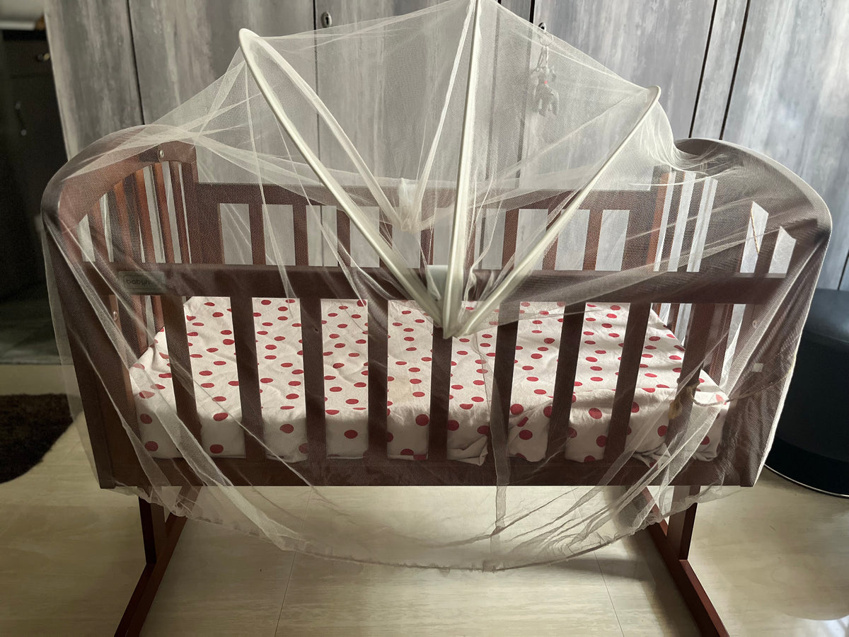 Babyhug Joy Cradle With Mattress and Net