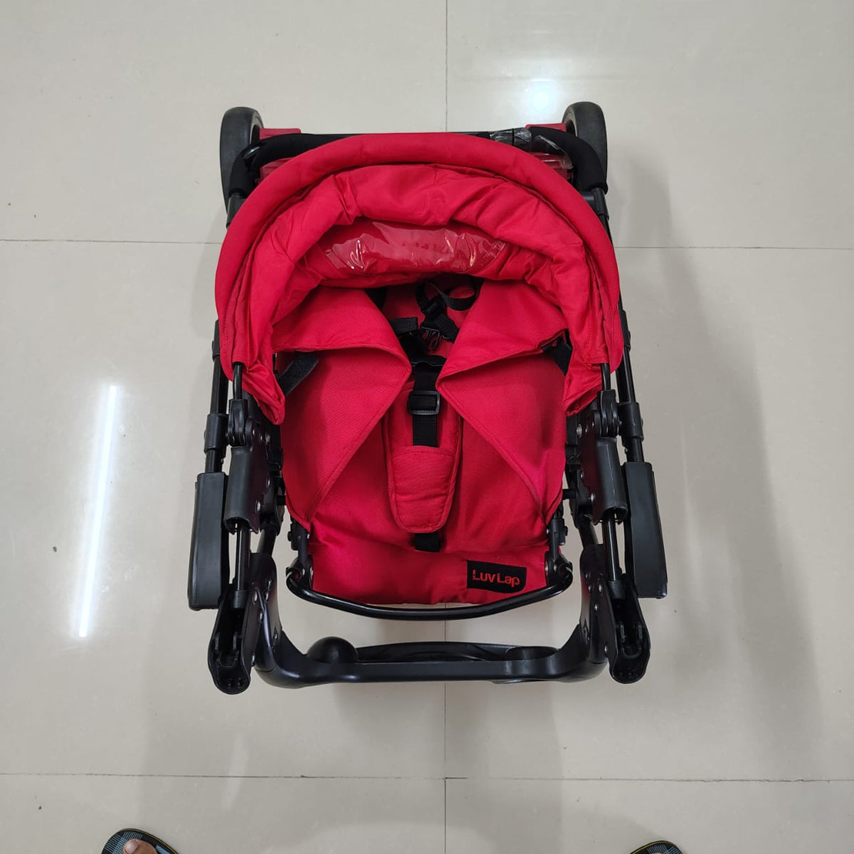 LuvLap Galaxy Baby Stroller, Pram for Baby with 5 Point Safety Harness