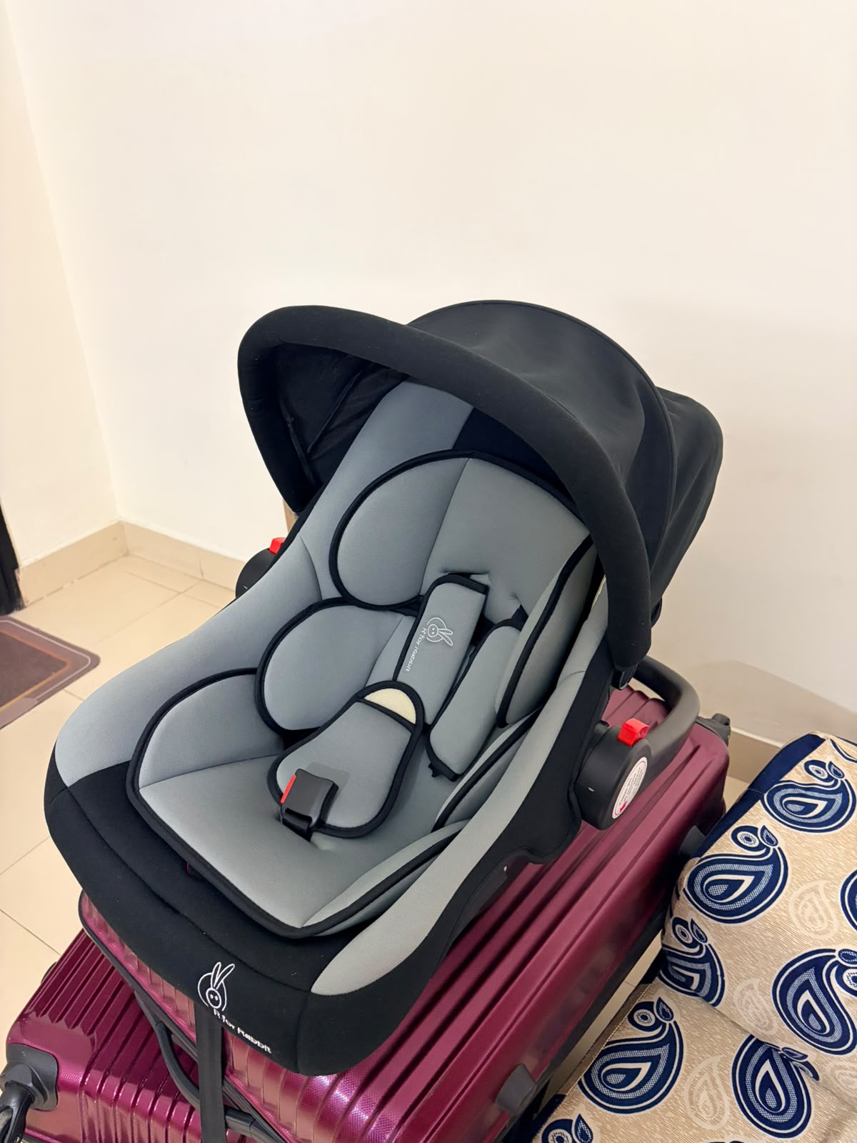 R for Rabbit Picabbo Car Seat Cum Carry Cot with Rocking Base