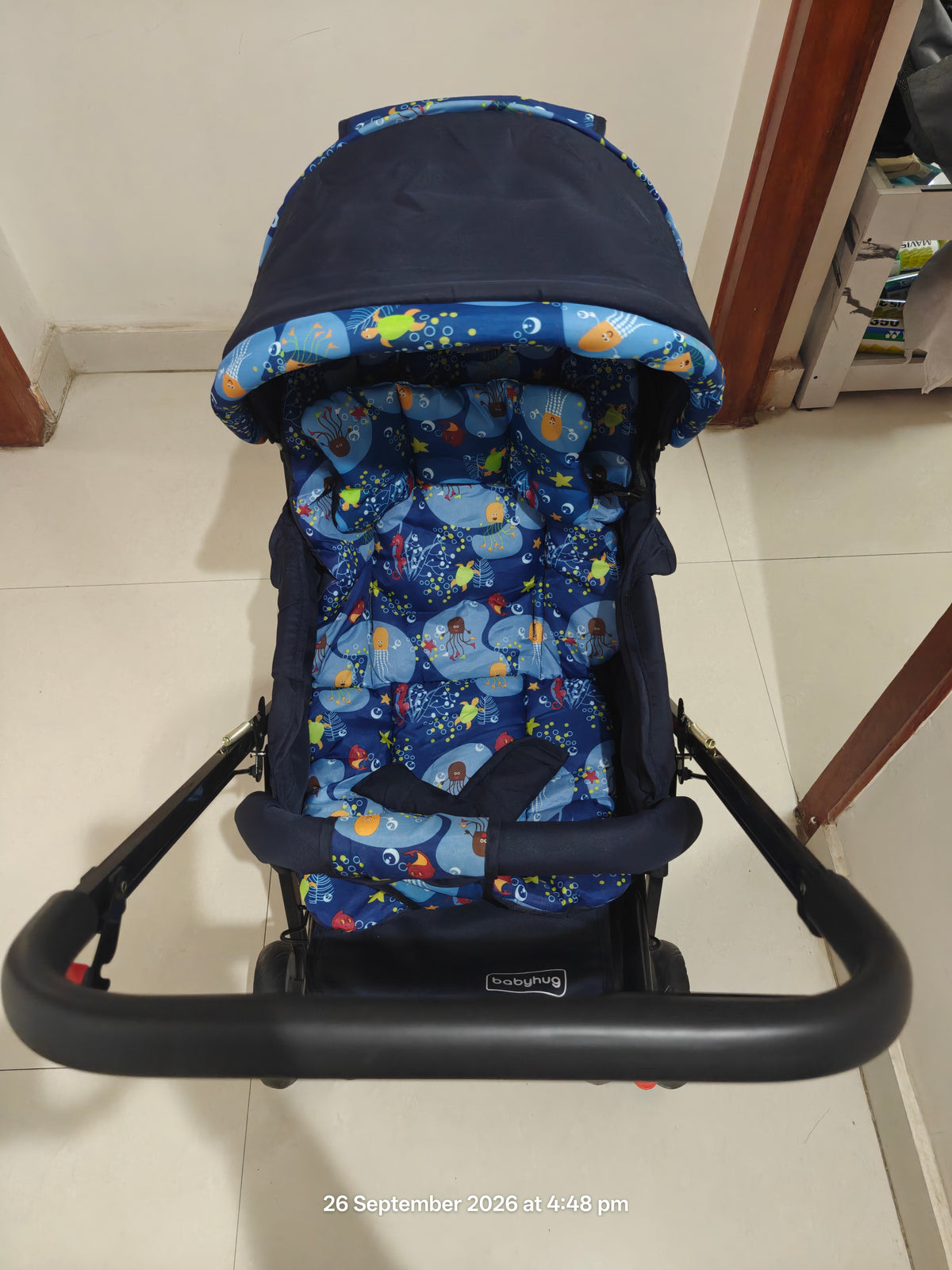 Babyhug Comfy Ride Stroller with Reversible Handle