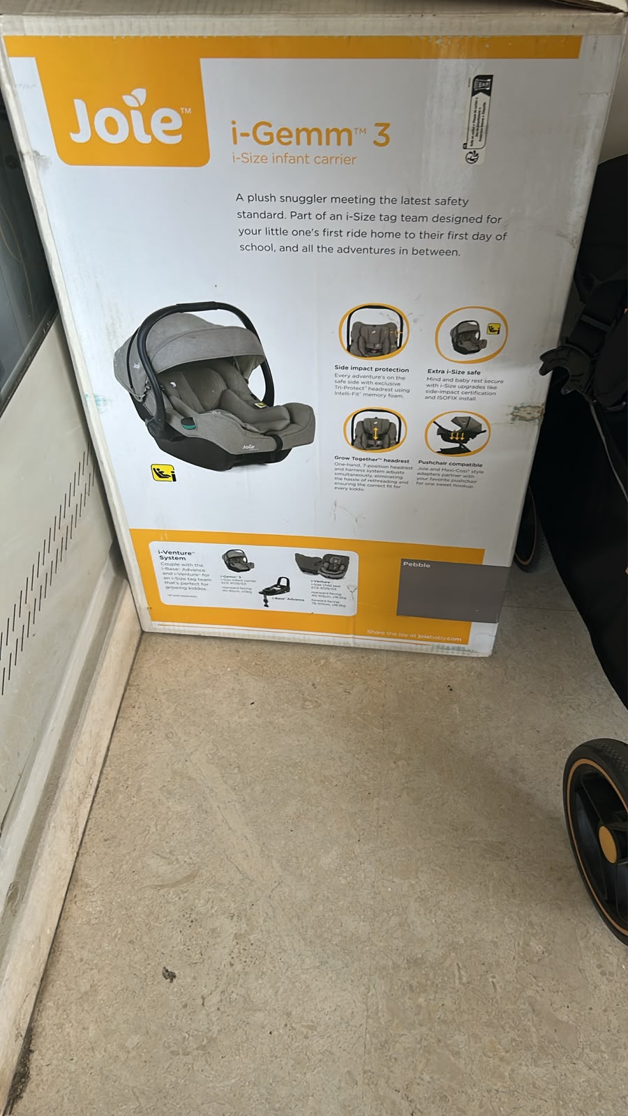 Joie i-Gemm 3 Infant Car Seat (Pebble)