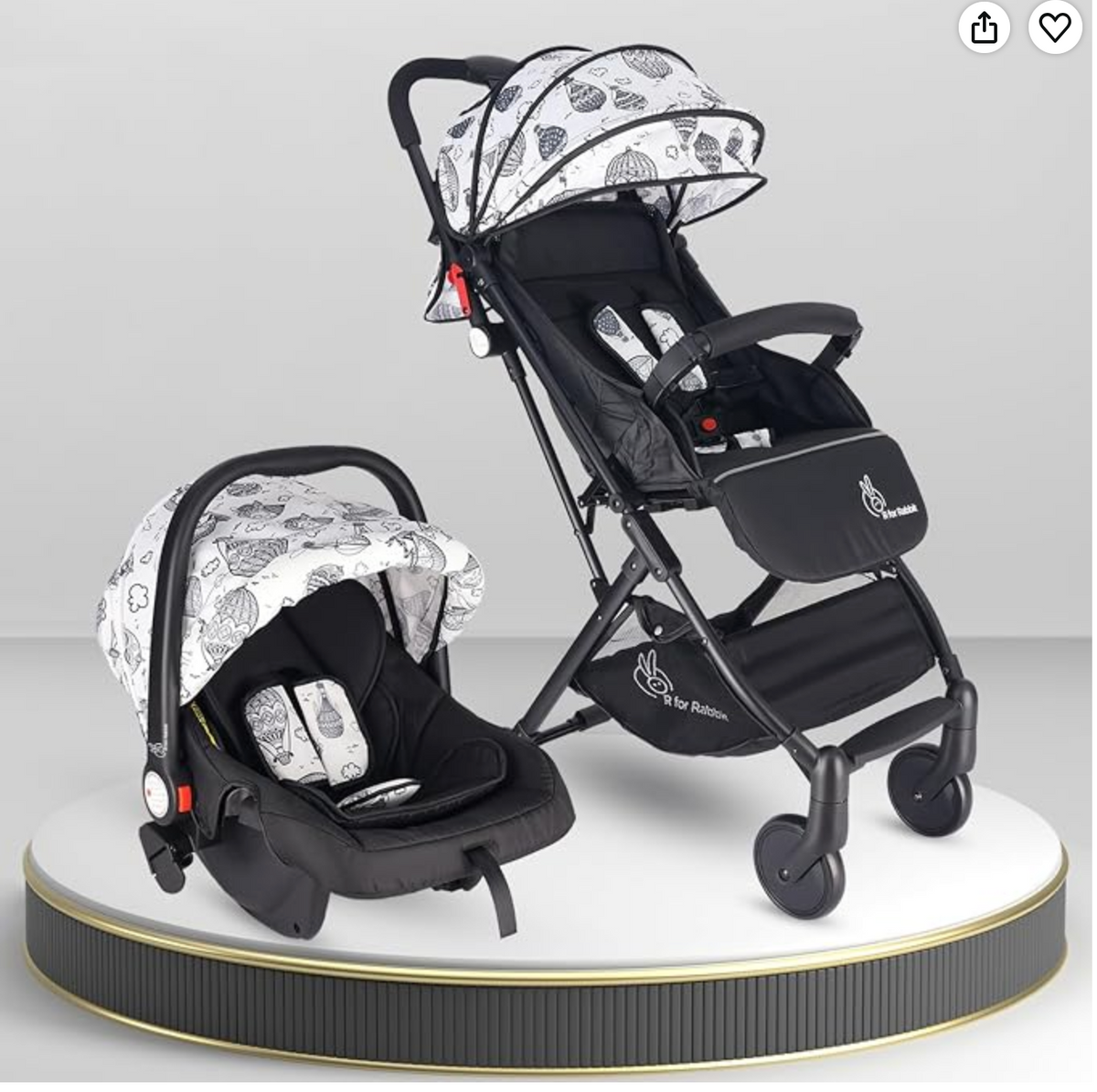 R for Rabbit Pocket Stroller Lite Travel System
