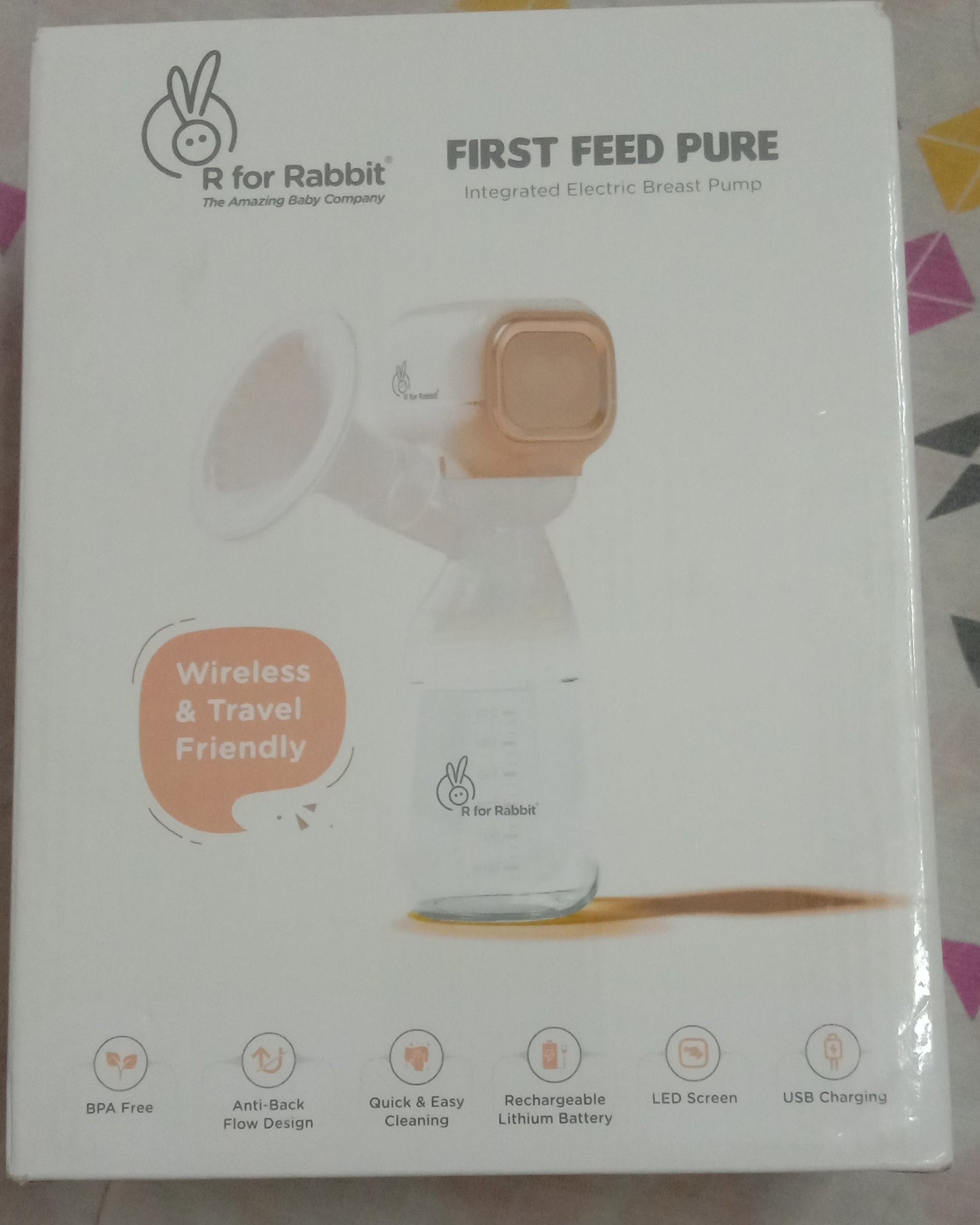 R for rabbit First Feed Breast Pump