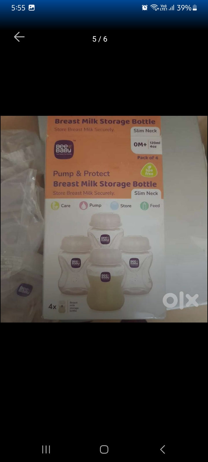 Promom Breast Pump and Milk Storage Bottles