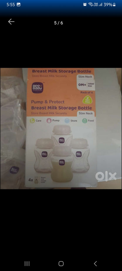 Promom Breast Pump and Milk Storage Bottles