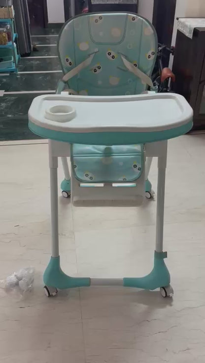 R for Rabbit Marshmallow High Chair , Blue, 2022