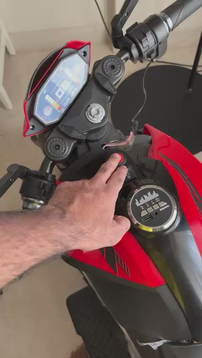 Baybee Minikin Diablo Racing Rechargeable Bike | For 3-8 Years