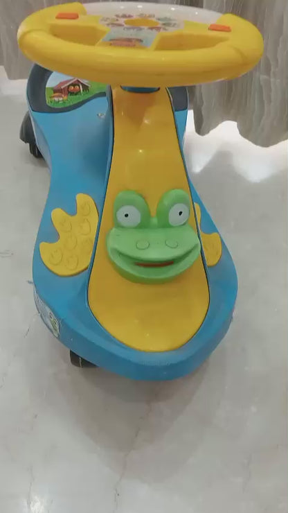 Babyhug Froggy Gyro Swing Car