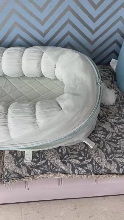 Baby Jalebi  Sleep Cloud Baby Nest With mosquito Net