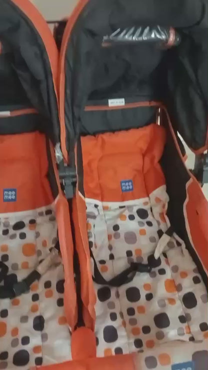 Mee Mee Comfortable Twin Pram | For 0-3 Years