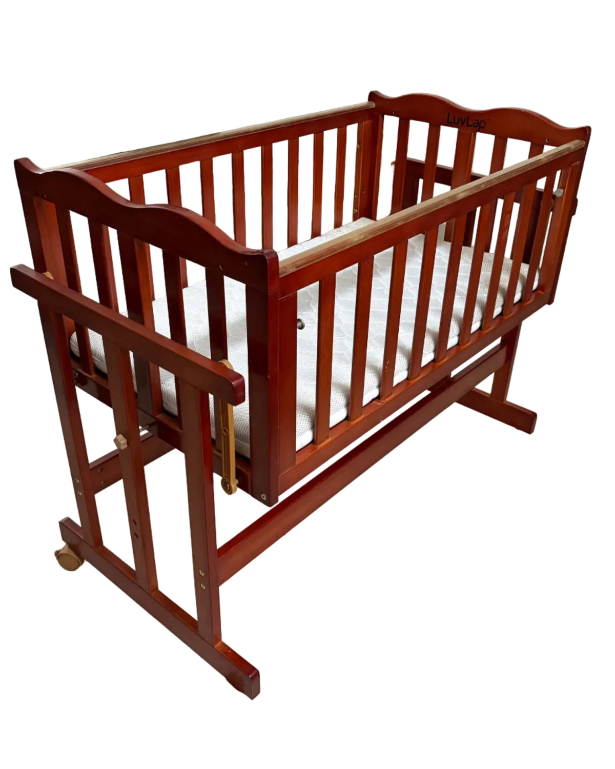 LuvLap C-30 Baby Wooden Cot, Baby Cradle & Crib