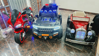 Battery Operated Kids Ride-On Cars & Bike Set