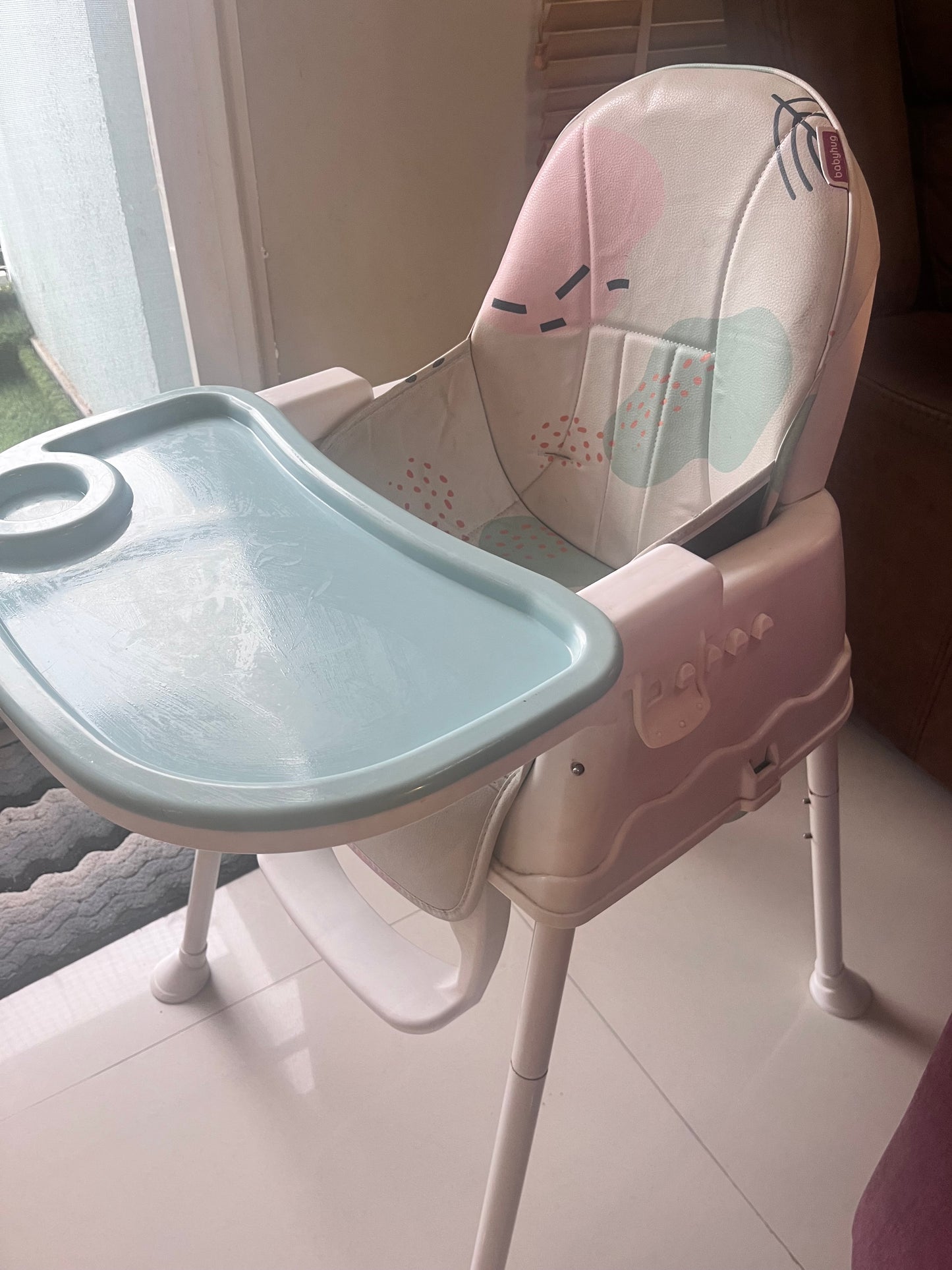 Babyhug 3 in 1 Comfy High Chair , Gently Used