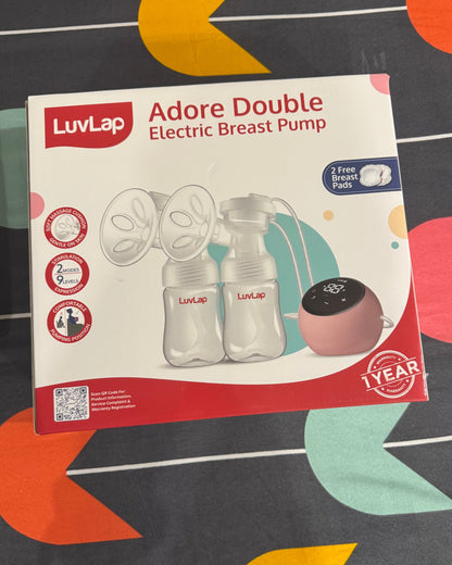 LuvLap adore double electric breast pump
