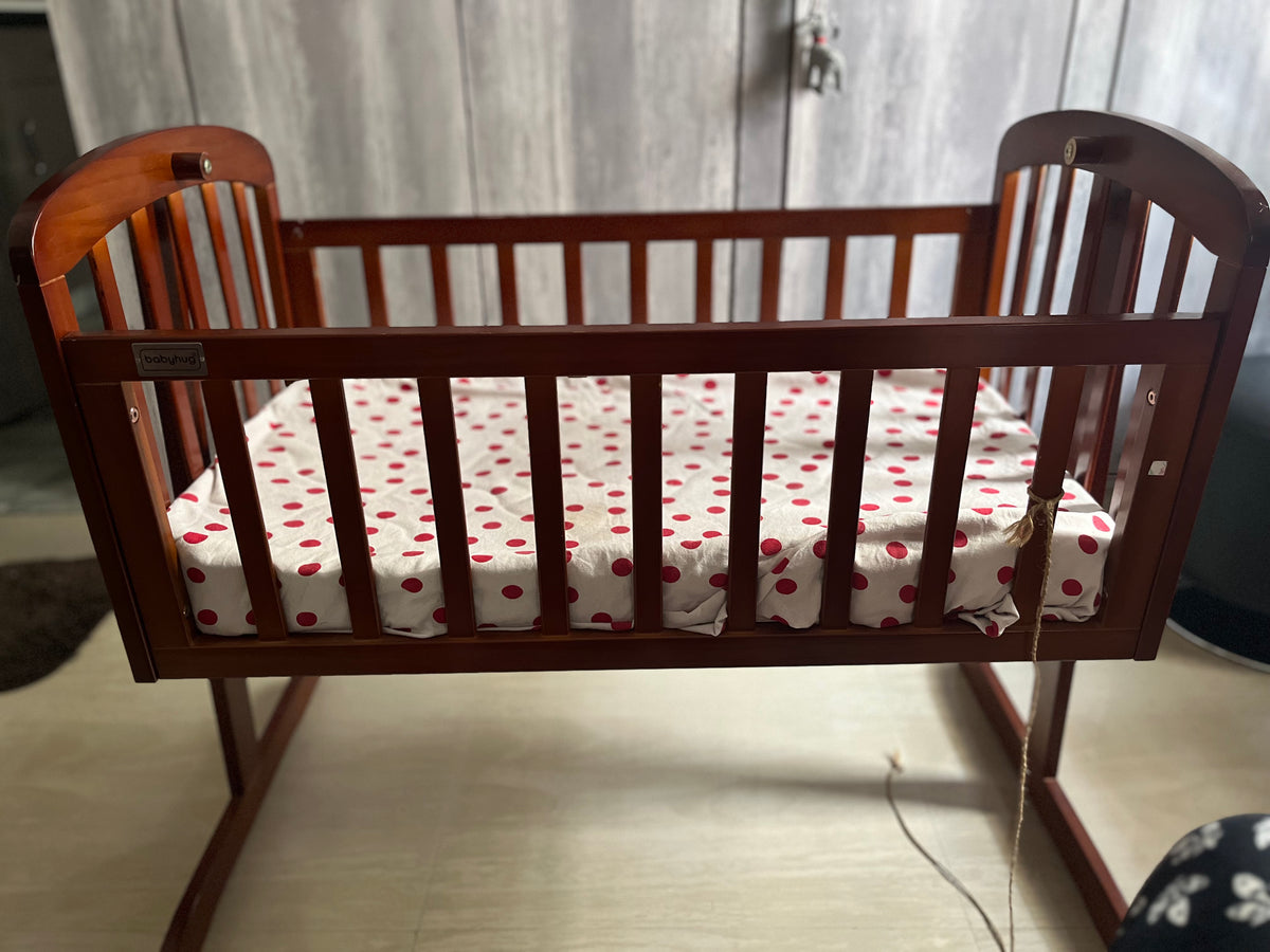 Babyhug Joy Cradle With Mattress and Net