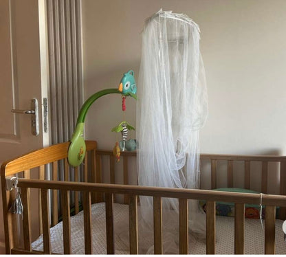 FirstCry Baby Cot with Rocker, Mattress & Diaper Station