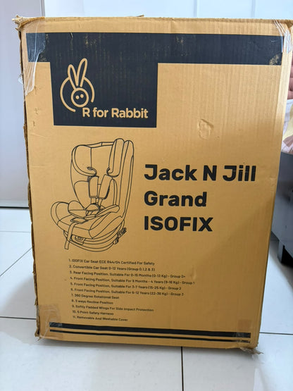 R for Rabbit Jack N Jill Grand Isofix Car Seat