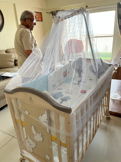 Baby teddy 12 in 1 patented Multifunctional Baby Crib & Cot