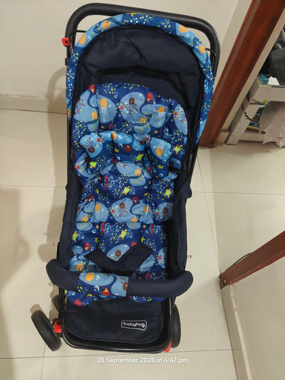 Babyhug Comfy Ride Stroller with Reversible Handle