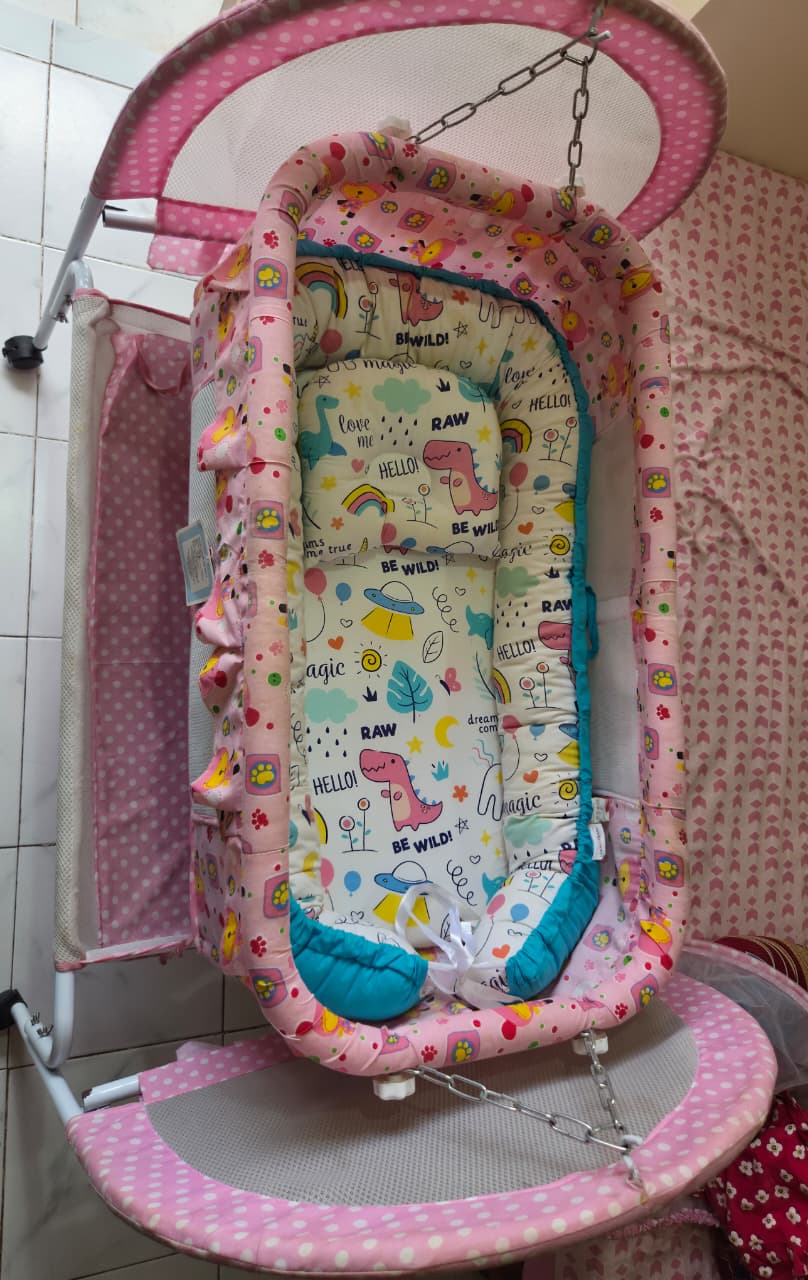Babyhug Premium Baby Care Combo Cradle