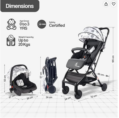R for Rabbit Pocket Stroller Lite Travel System