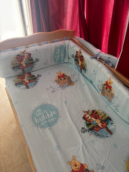 Babyhug baby cot with accessories