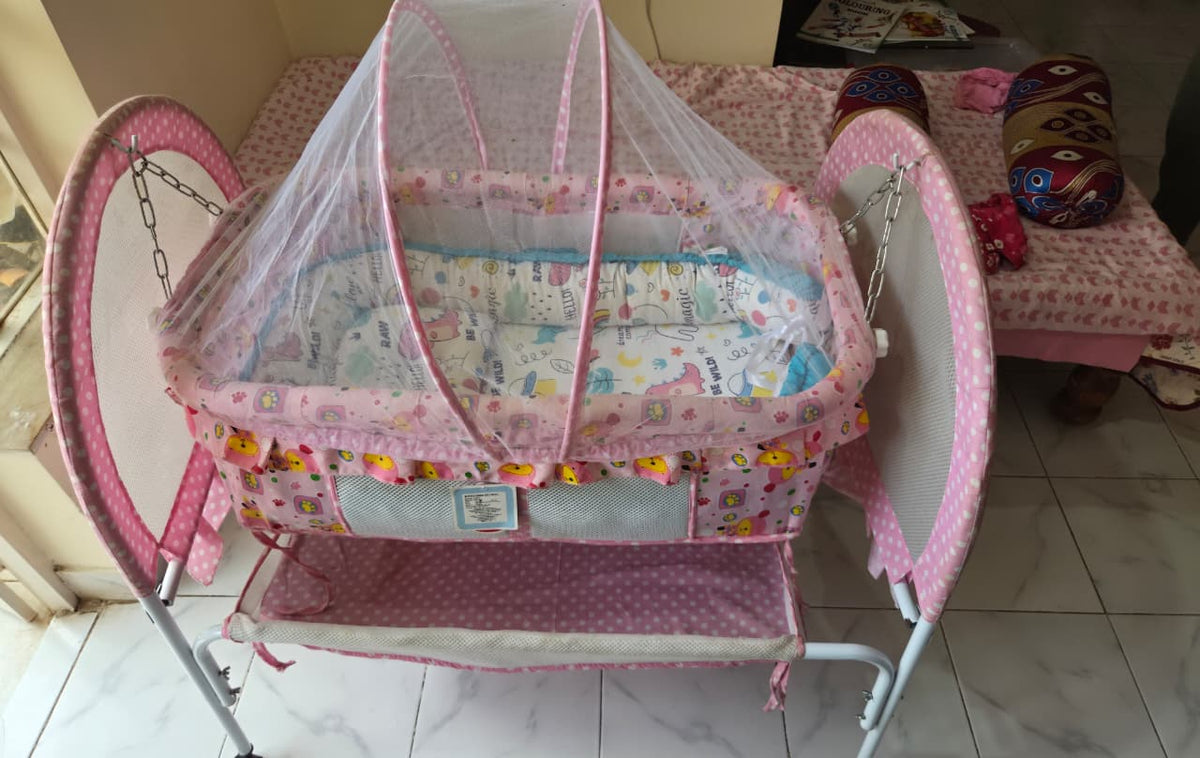 Babyhug Premium Baby Care Combo Cradle