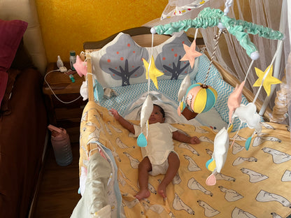 Baby teddy 12 in 1 patented Multifunctional Baby Crib & Cot